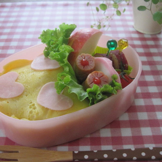 野菜たっぷりオムライス弁当☆