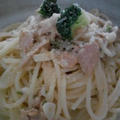 『ツナとチーズのパスタ』