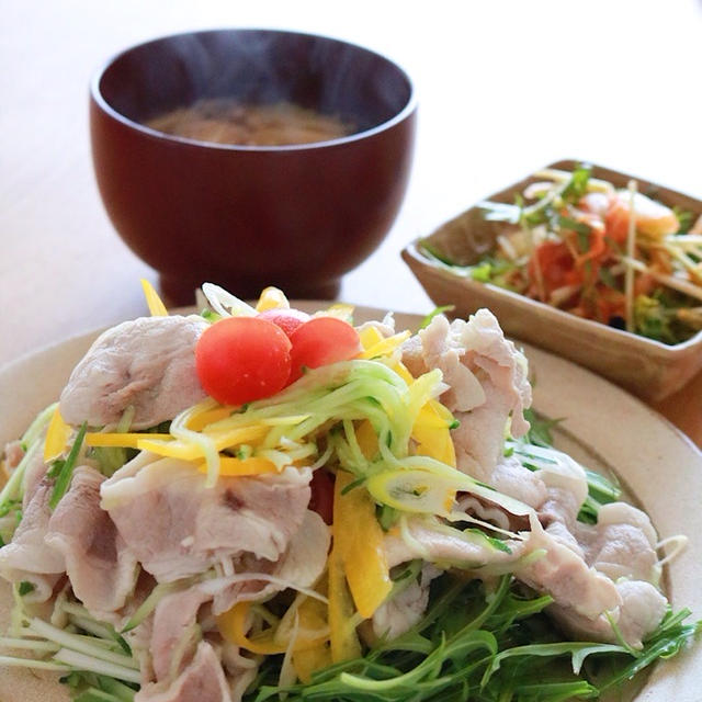 【ダイエット】和えるさっぱり豚と野菜の中華風サラダ