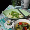 パクチーいっぱい♪グリーンカレーうどん by ハーブコーディネーター美樹さん