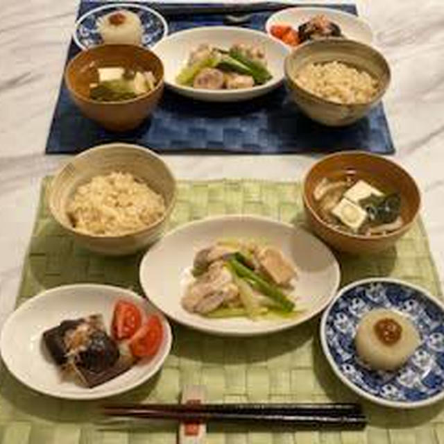 ふっくら鶏もも肉とネギの蒸し焼き（レシピ付き）おやつは♬