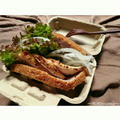 サンドウィッチのお弁当〜鶏むね肉のローストチキン✖神戸屋円熟五穀食パン