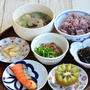 盛るだけ和定食の朝ごはん