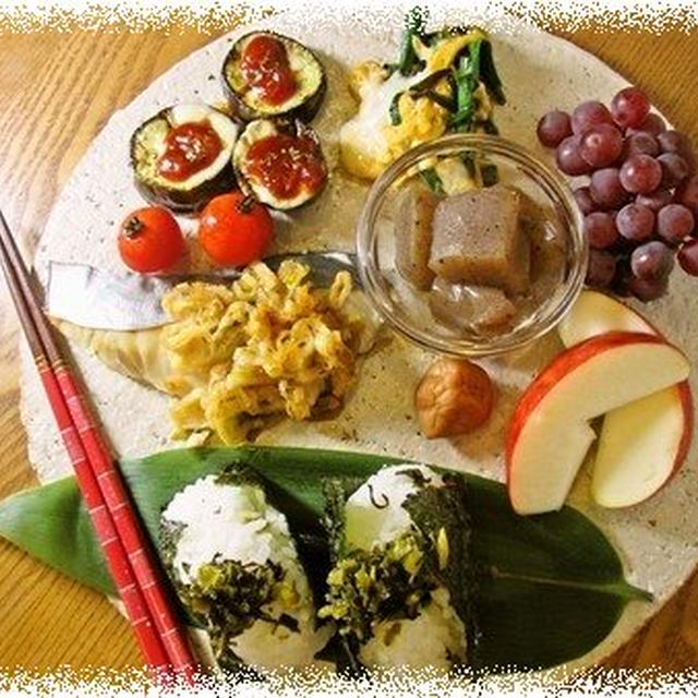 蒸しサワラのネギソースの朝ごはん♪＆お手製メダル入れ