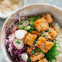 15 minute Teriyaki Salmon Rice Bowl　