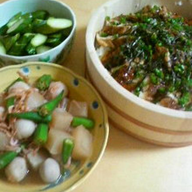 晩ごはん(ひつまぶし)
