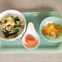 【離乳食完了期】10分で出来る！冷凍おかずで「ターサイと白菜の中華炒め丼」