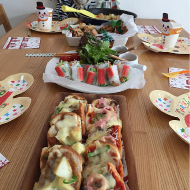 ぱんだカフェのクリスマスランチ