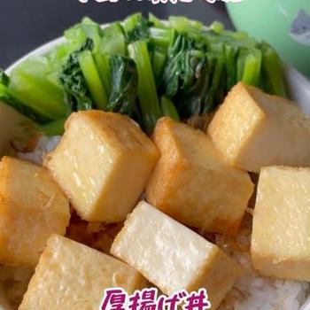 厚揚げ丼