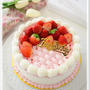 いちごショートケーキ（バスケット絞り）☆