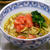 生トマト豚カレーうどん。 “ちょい味噌が隠し味”