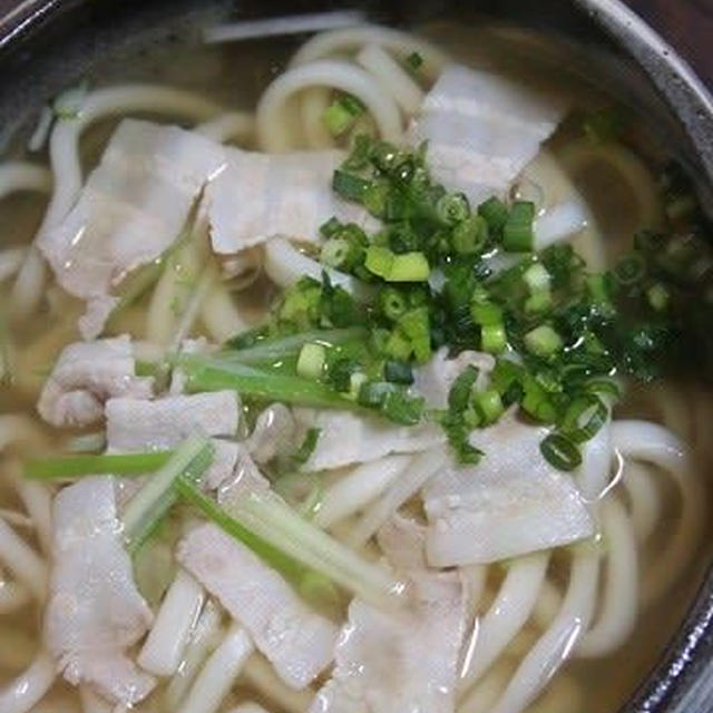 4月10日　　肉南蛮うどん