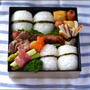 サーモンのガーリック焼きのお弁当＊＊