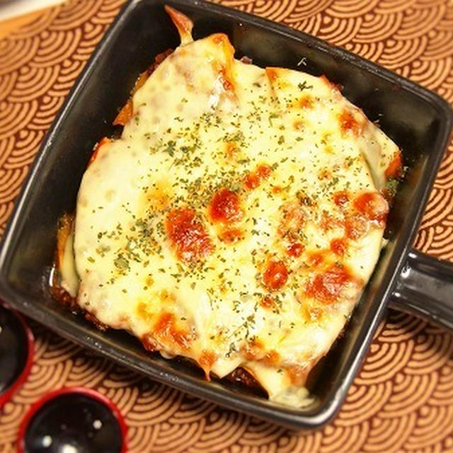 くらしのアンテナ掲載♪　「かぼちゃとミートソースのかさね焼き」　　　　往生際の悪いお慶はん！