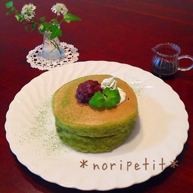 お豆腐&HMdeもちふわ和な抹茶パンケーキ♡とHMとは？？（笑）