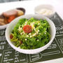 コクがあって食べやすい♪わさび菜とゆで卵のサラダ