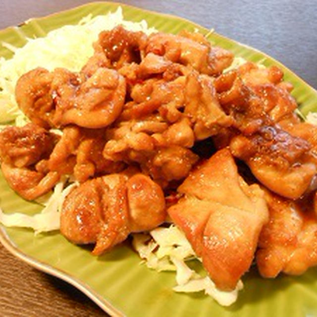 ９月１２日の夕飯　***　鶏照り　***