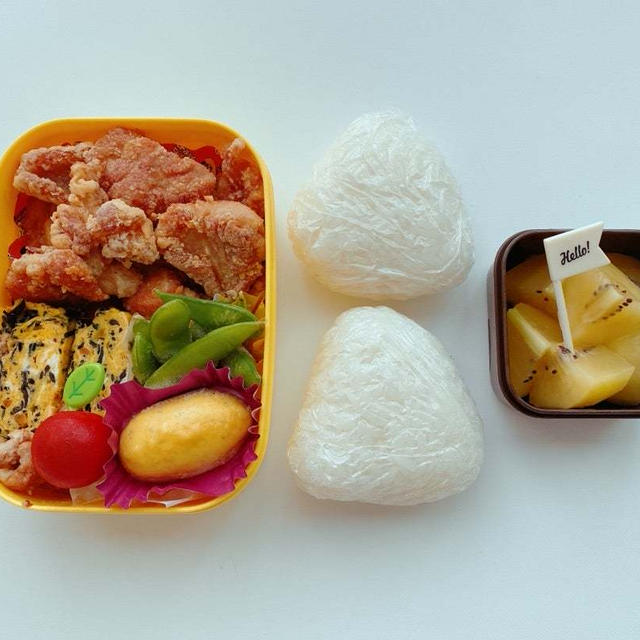 今日のお弁当と朝ごはんと毎日欠かさないもの!