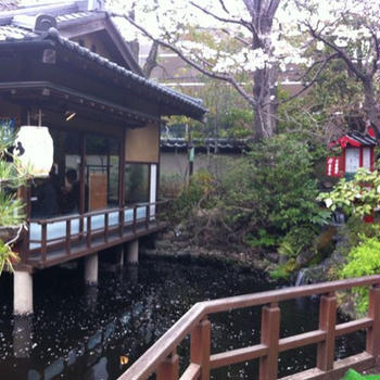 もう３月も終わりですね。とうふ屋うかいでランチ(お庭編)