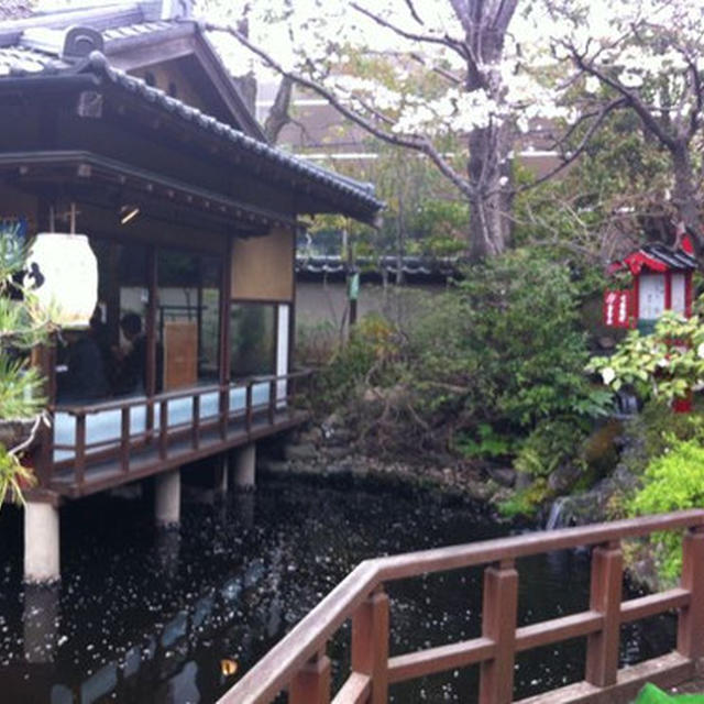 もう３月も終わりですね。とうふ屋うかいでランチ(お庭編)