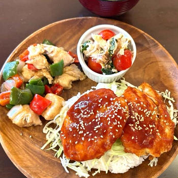 今日のドタバタです！ささみで3品作りました！！