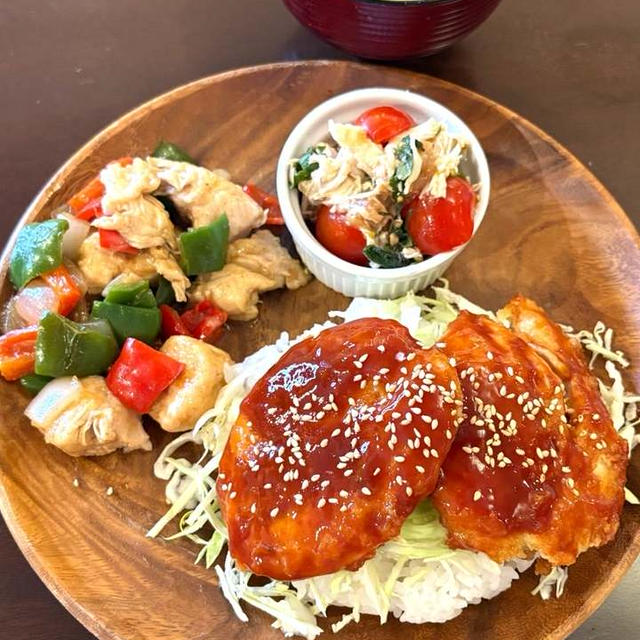 今日のドタバタです！ささみで3品作りました！！
