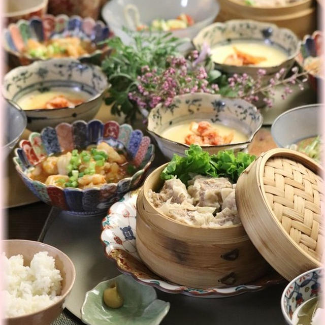 【レシピ・リンク】刻み豚肉と玉ねぎのシンプル焼売。と　献立。と　肉巻きおにぎりお弁当の動画。と　洗濯物を干してくれた！