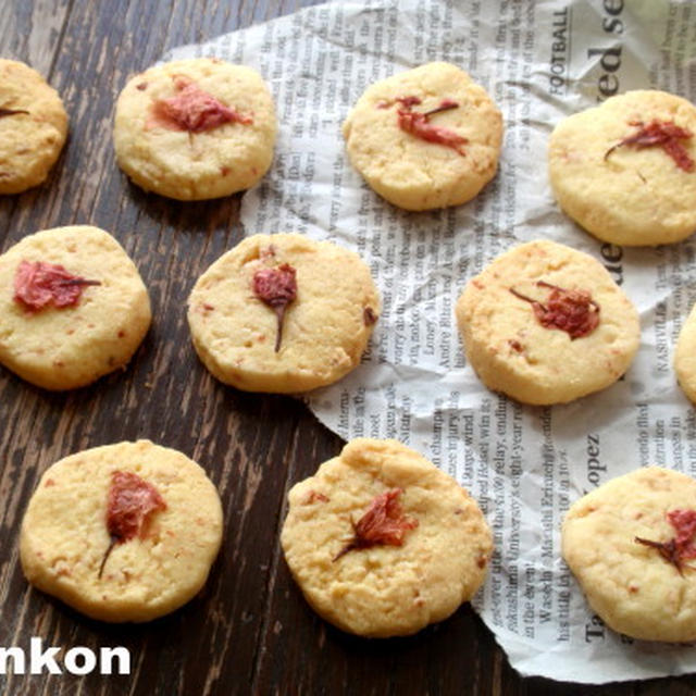 【こちらから購入できます】ABCクッキングマーケットのキットで＊桜のホロホロ米粉クッキー