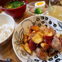 さつまいもと豚肉のハニーマスタード炒め#私のごはん
