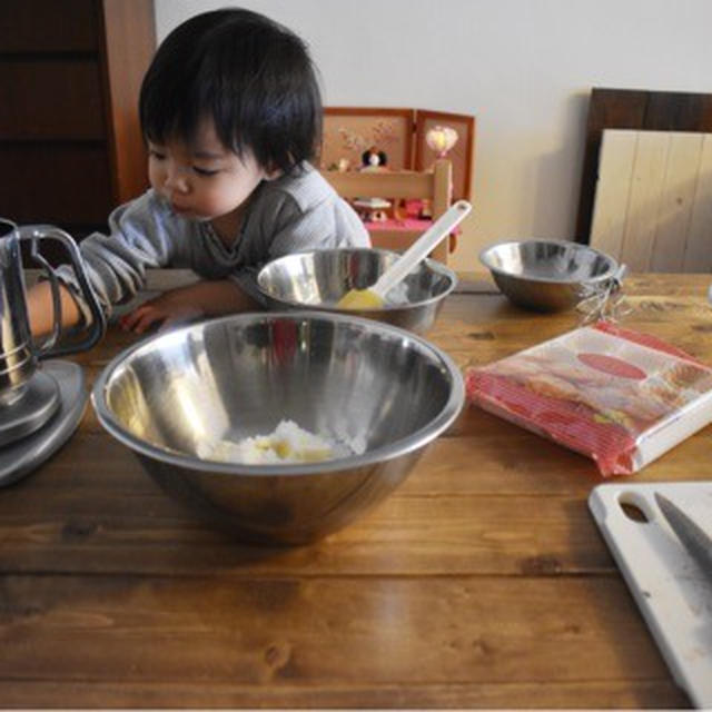 遅い遅いバレンタインw みんなでお菓子作り^_^
