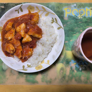 鶏むね肉のトマト煮