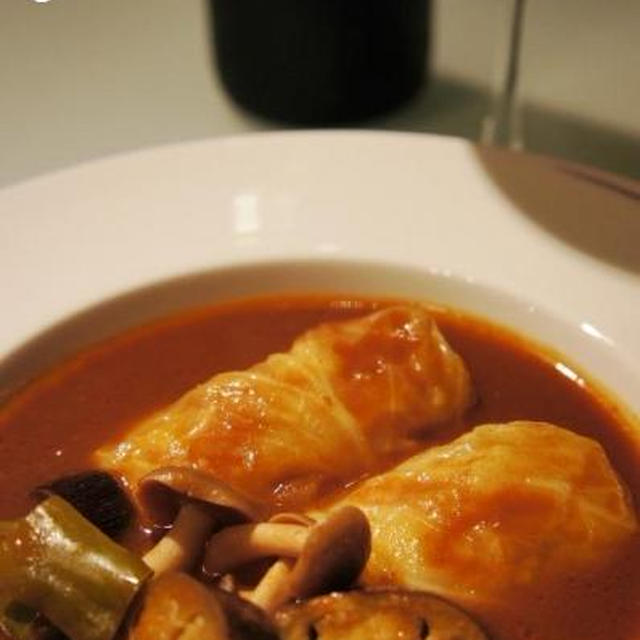 ☆カレー風味のロールポテトキャベツ☆