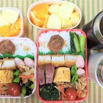 今日のW弁当