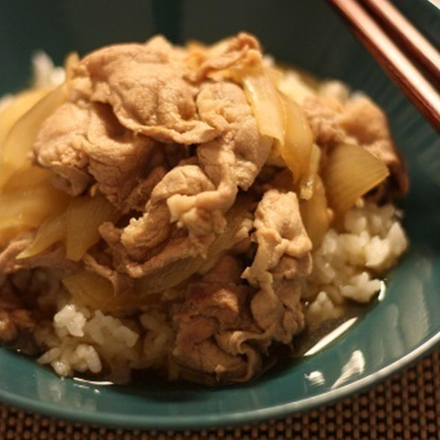 豚コマで♪超簡単☆ジューシー豚丼