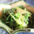 ３６５日野菜レシピNo.１０４「つわとニラのごま油炒め」