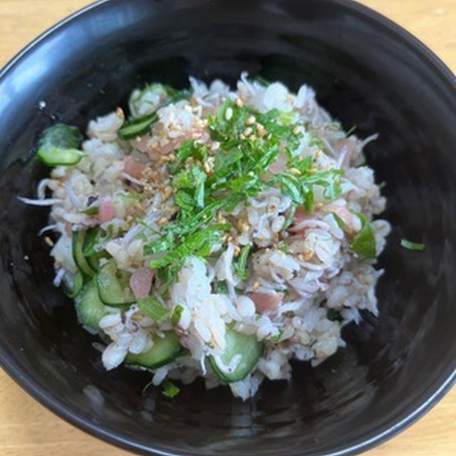 夏の定番混ぜご飯