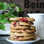 Raspberry White Chocolate Cookiesラズベリーホワイトチョコレートクッキー
