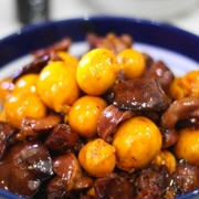 受験生応援レシピ　栄養満点! 鶏もつ煮