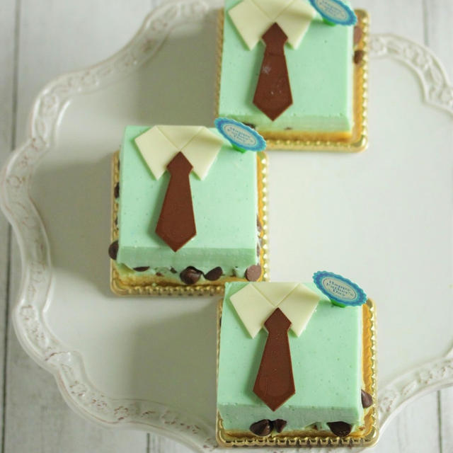 * 父の日 ♡ チョコミントのチーズケーキ♪