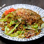 ソース焼きスパを作ったら懐かしい焼きそばの味がした＆「家族で初めてのキムチ鍋」