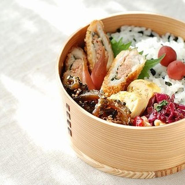 ◆ささ身の明太チーズ巻き弁当