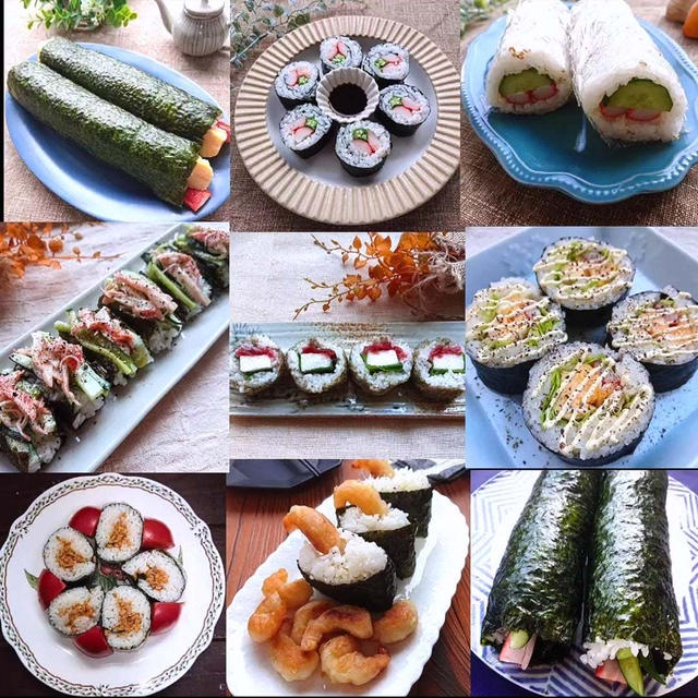 いつでも食べたい巻き寿司９選（恵方巻き、節分）