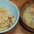 炊き込みご飯と豚汁