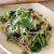 三つ葉と海苔のイタリアン蕎麦