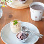 1月デザート　de　おやつ時間（ごぼうとナッツのチョコケーキ）…