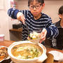 子供が喜ぶ鶏団子ちゃんこ鍋です！
