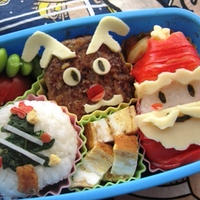 クリスマスのお弁当（幼稚園）（キャラ弁）