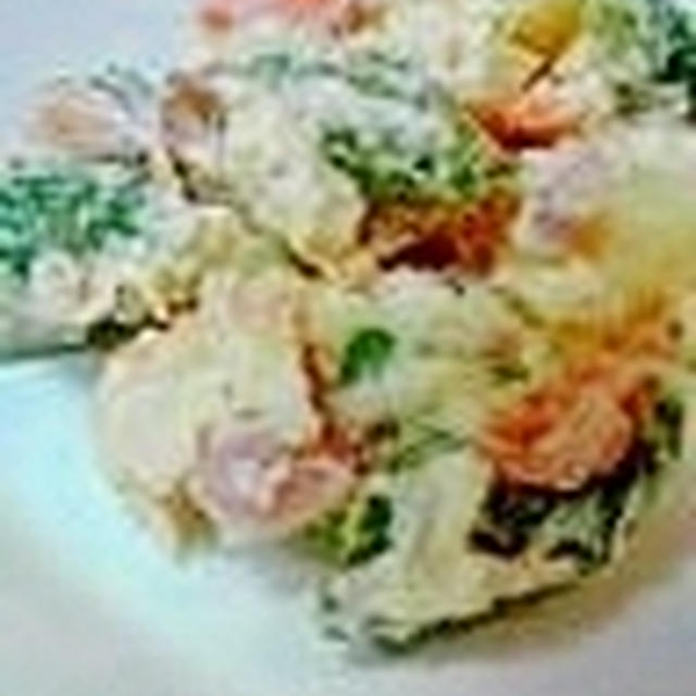 アスパラ入りポテトサラダ♪