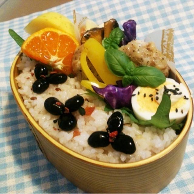 チーズペッパーバーグ弁当～♪