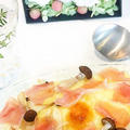 生ハムときのこのドリアの簡単トースター活用レシピ☆秋野菜で時短お昼ご飯♬
